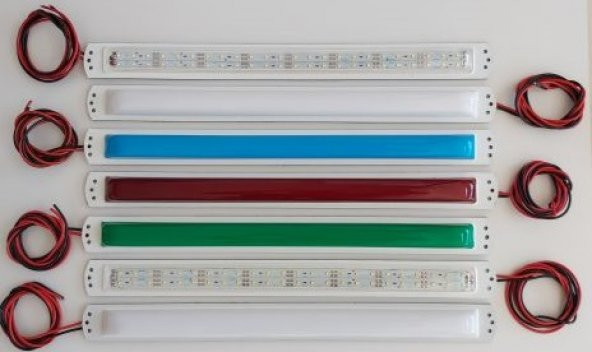 Su Geçirmez Led Lamba Marine Yat Tekne Karavan 12volt-45 Cm BEYAZ - Resim 3