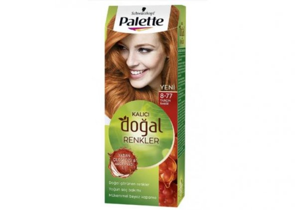 Palette Kalıcı Doğal Renkler Saç Boyası 8-77 Tarçın Bakırı 3 Paket - 2