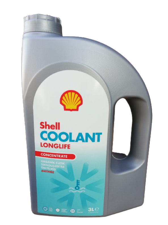 Shell COOLANT LONGLIFE Consantrate 3L (Kırmızı) Antifriz Ü/Y:2022