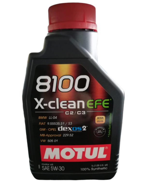 MOTUL 8100 X-CLEAN EFE 5W-30 DEXOS2 C2/C3 1 LT D.Y.2023