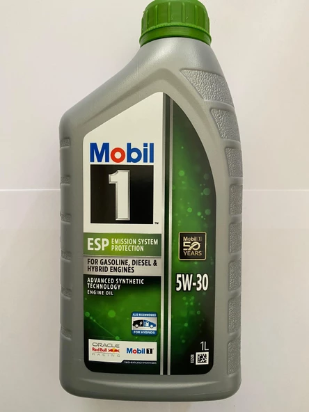 Mobil 1 Esp 5W-30 Tam Sentetik Benzinli - Dizel Araçlar İçin Motor Yağı 1 L