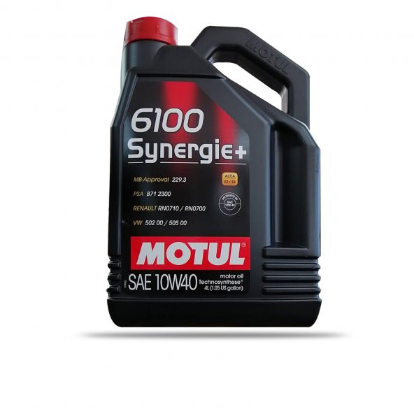 MOTUL 6100 SYNERGİE+ 10W40 4 LİTRE Ü/Y : 2022 MOTOR YAĞI