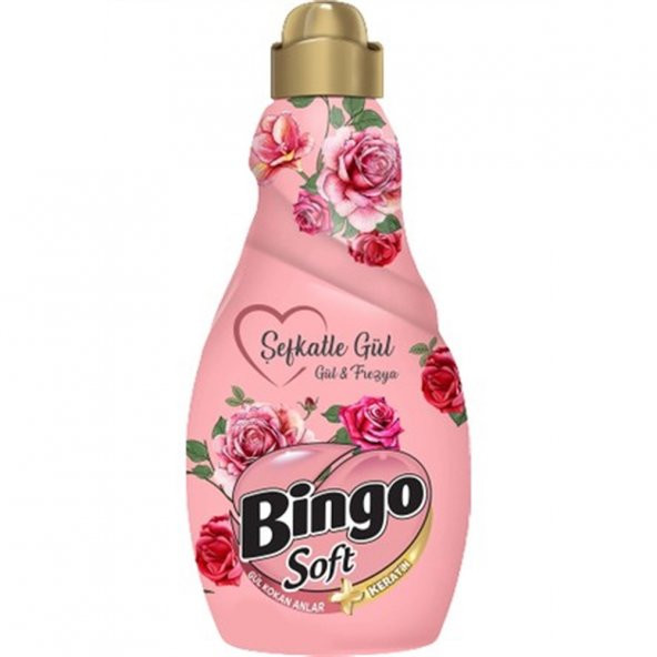 Bingo Soft Yumaşıtcı Şefkatle Gül 1440 Ml 60 Yıkama - Resim 1