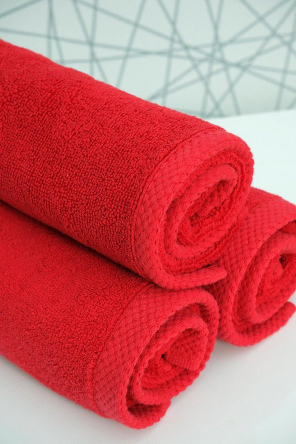 3lü 40x75 Kırmızı Mutfak Havlusu - 2