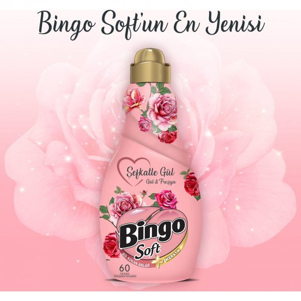 Bingo Soft Yumaşıtcı Şefkatle Gül 1440 Ml 60 Yıkama - Resim 2