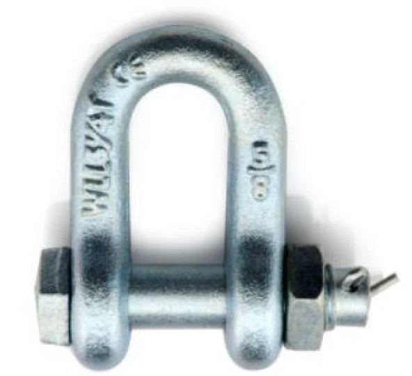 Somunlu Düz Kilit / US Type Chain Shackle 12 mm 7/16 inç