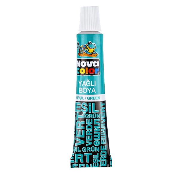 Nova Color Yağlı Boya Tüp Yeşil NC-130 (12 adet)
