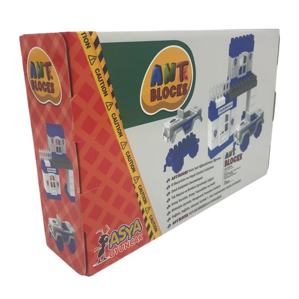 Farbu Oyuncak Lego 45 Parça Polis Yapı Blokları Seti - Resim 4