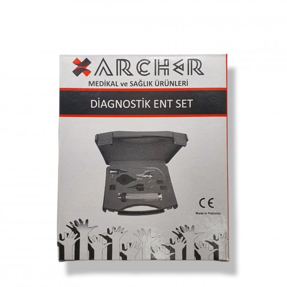 Archer Diagnostik Set Ent Otoskop-Oftalmaskop Set - Resim 2