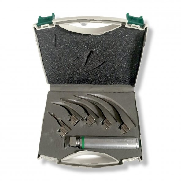 Archer Fiberoptik Laringaskop Set Macintosh Eğri 5 Blade No: 0-1-2-3-4 - Resim 5