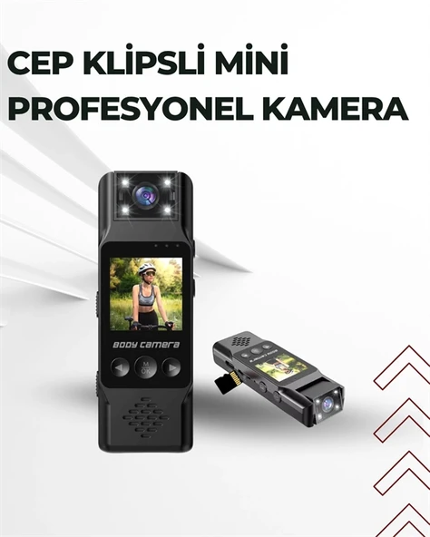 WiFi ile Uzaktan Erişimli Mini Kamera - 1200mAh Batarya, 1080P Video Çekimi