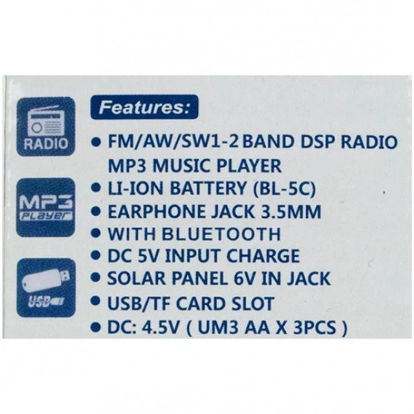 Everton RT-310BT Bluetooth Nostaljik Radyo - 3