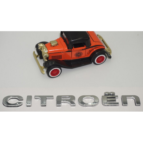 Citroen C4 C5 B7 Nemo Berlingo Bagaj Krom ABS 3M 3D Yazı Logo Amblem - 4