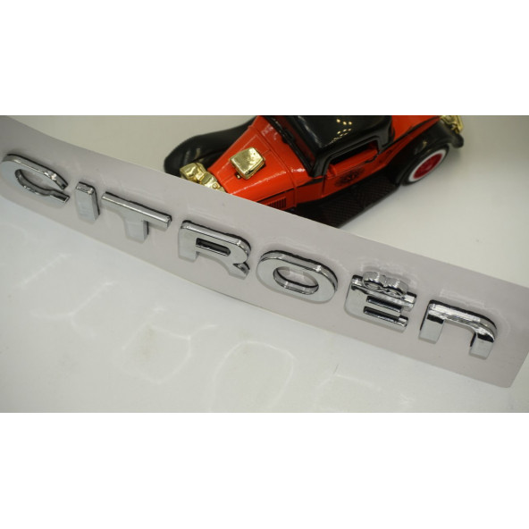 Citroen C4 C5 B7 Nemo Berlingo Bagaj Krom ABS 3M 3D Yazı Logo Amblem - 5