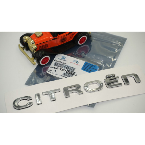 Citroen C4 C5 B7 Nemo Berlingo Bagaj Krom ABS 3M 3D Yazı Logo Amblem - 7