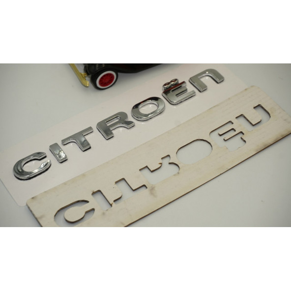 Citroen C4 C5 B7 Nemo Berlingo Bagaj Krom ABS 3M 3D Yazı Logo Amblem - 8
