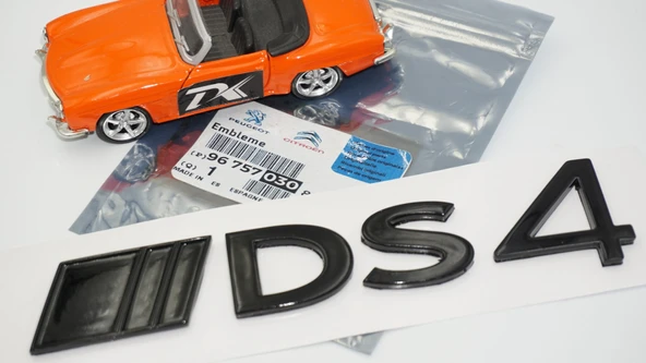 DK Tuning DS4 Bagaj Siyah ABS 3M Logo Arma Yazı Citroen İle Uyumlu - 5
