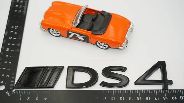 DK Tuning DS4 Bagaj Siyah ABS 3M Logo Arma Yazı Citroen İle Uyumlu - 4