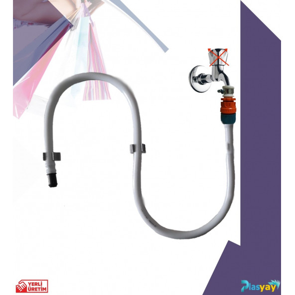 Plasyay Duvar Sabitlemeli Taharet Hortumu Rekorlu