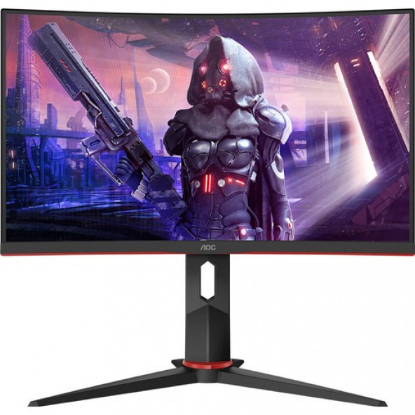 AOC C24G2U/BK 23.6" 165Hz 1ms (VGA HDMI-Display-VGA) FreeSync Full HD Curved LED Monitör