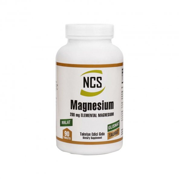 Ncs Magnesium 200 Mg Malat Taurat Glisinat 90 Tablet