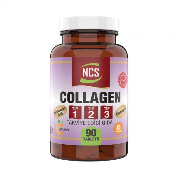 Ncs Collagen (Kolajen) 1000 mg 90 Tablet Tip 1 - 2 - 3 Glutatyon Vitamin C - E