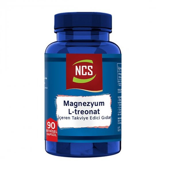 Ncs Magnezyum Magnesium L-Threonate Vejeteryan 90 Bitkisel Kapsül ürün görseli