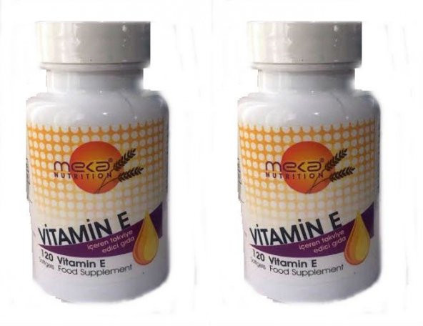 Meka Nutrition Vitamin E 120 Softgel-2 Kutu Skt 03-2023