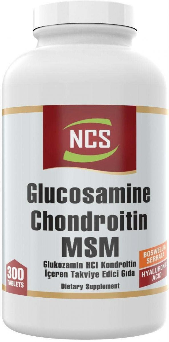NCS Glucosamine Chondroitin MSM Hyaluronic Acid Boswellia 300 Tab