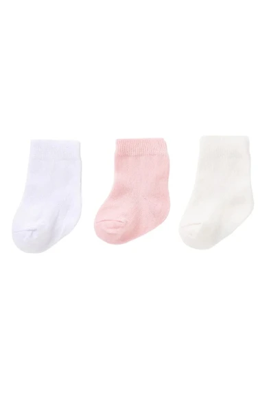 Summer Unisex 3'lü Bebek Çorabı 68452