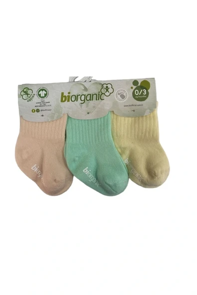 Kaymaz Taban 3 Lü Bebek Çorabı