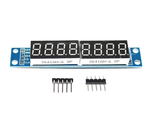 8 Hane Seri 7 Segment Ekran 8 Digit Dijital Seri 74HC595 8 Digit - 2