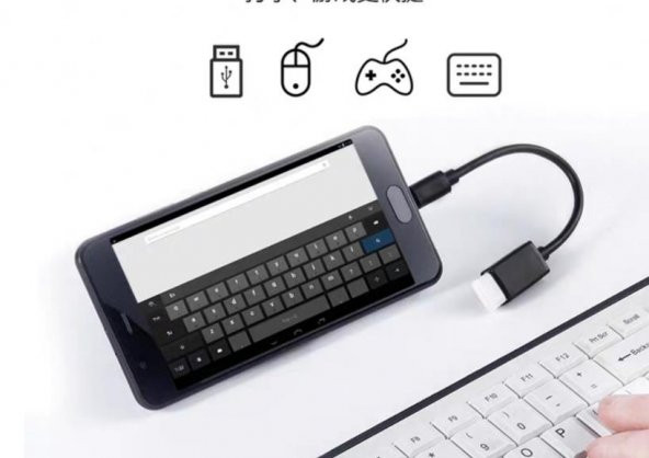 PrimeX PX-515 Type-C To USB3.0 OTG Çevirici 15Cm (Erkek-Dişi) - 4