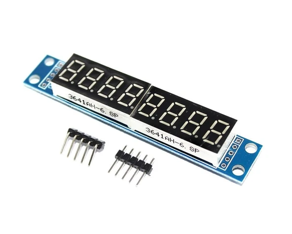8 Hane Seri 7 Segment Ekran 8 Digit Dijital Seri 74HC595 8 Digit - 3