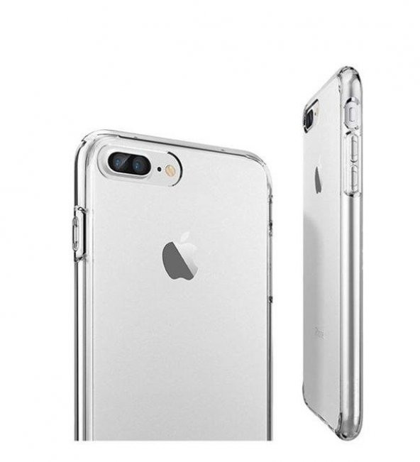 İphone 7-8 Esnek Şeffaf Silikon Cep Telefonu Kılıfı - Resim 6