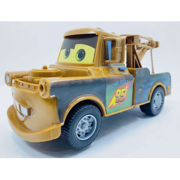 Cars Pilli Işıklı Tow Mater Çekici Araba