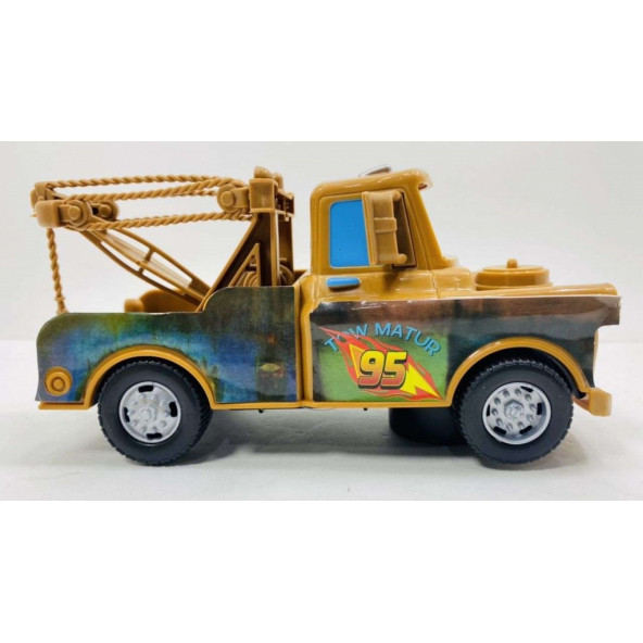 Cars Pilli Işıklı Tow Mater Çekici Araba - 5