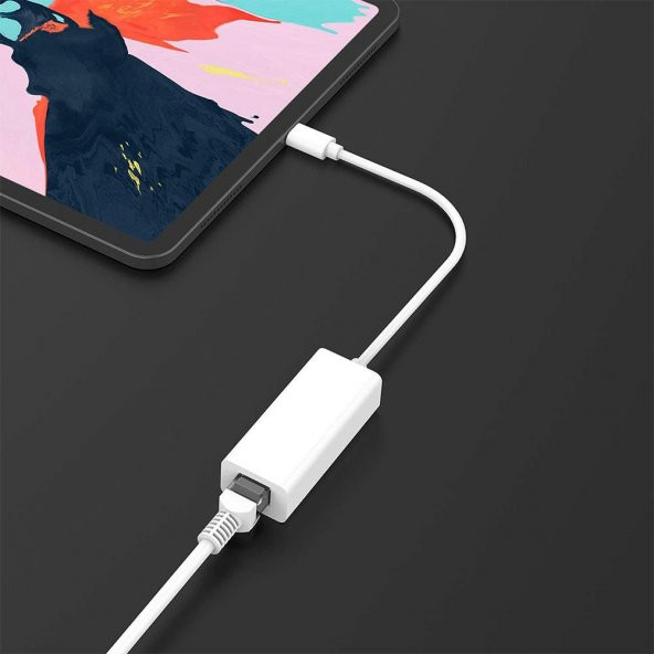 PrimeX PX-2131 Type-C USB RJ45 Ethernet 10/100 Çevirici Adaptör Win10/Mac/Linux (Tak Çalıştır) - Resim 5