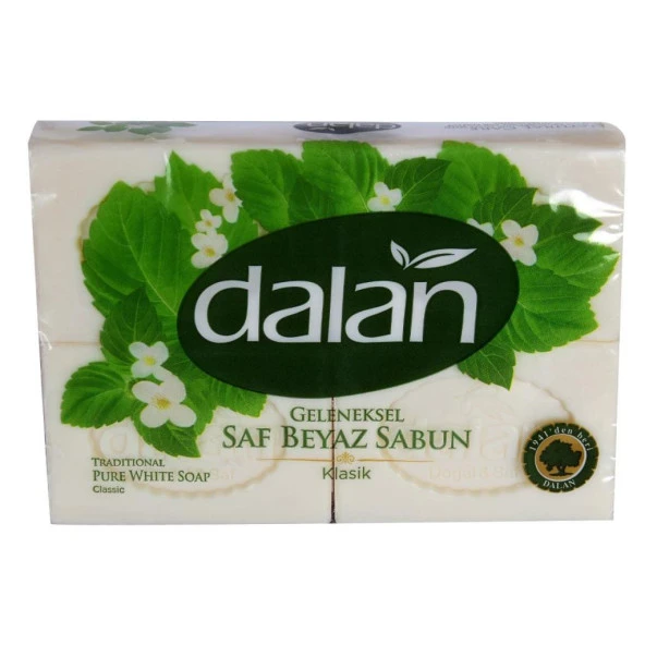 Dalan Geleneksel Saf Beyaz Sabun Klasik Sabun 4 ADET X 150GR