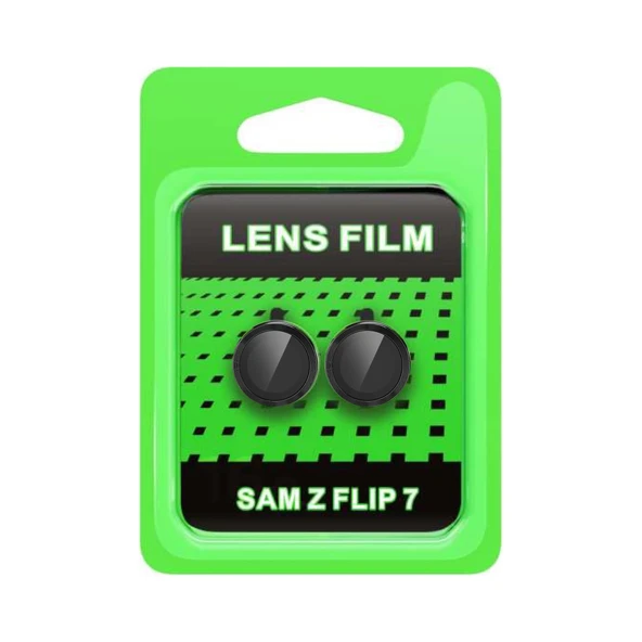 Galaxy Z Flip 7 Raze Metal Kamera Lens - Siyah