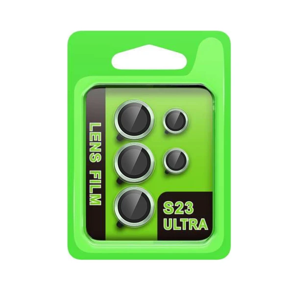 Galaxy S23 Raze Metal Kamera Lens - Yeşil