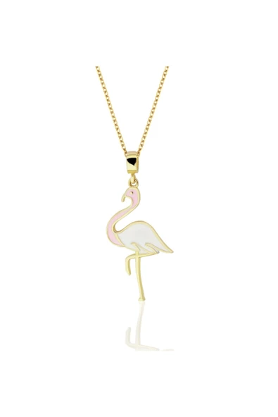 Flamingo Altın Kolye