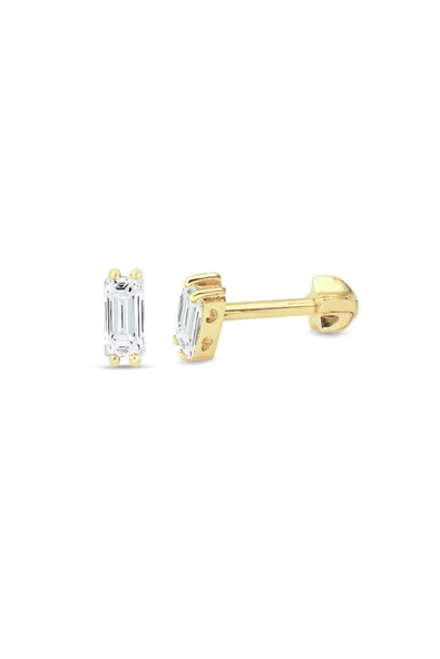 Baget Tragus Altın Küpe