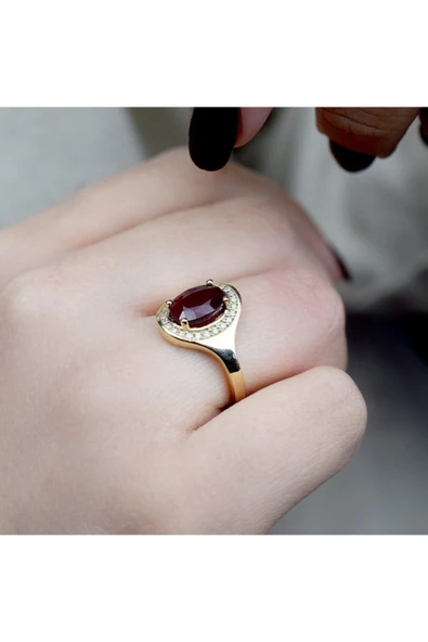 Pırlanta Yakut Yüzük - 3
