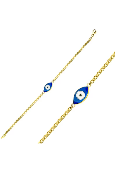 Gözlü Nazar Altın Bileklik ürün görseli 1