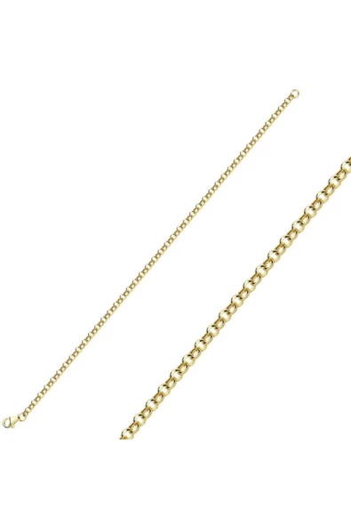 Halka Zincir Hafif Altın Bileklik ürün görseli 1