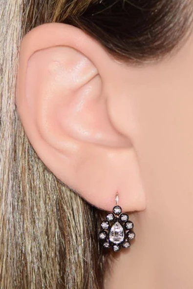 Damla Elmas Küpe - Resim 3