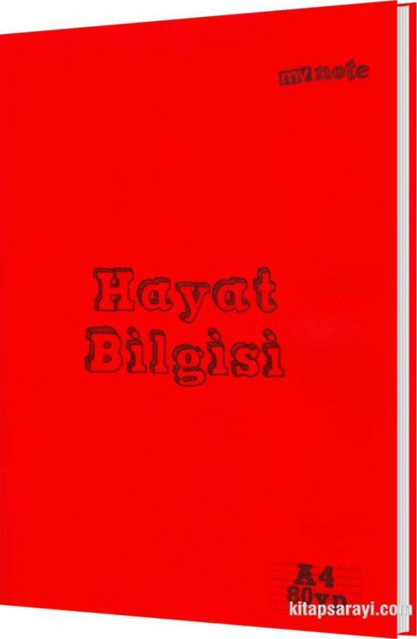 My Note A4 80 Yaprak PP Kapak Çizgili Defter Hayat Bilgisi - Resim 2