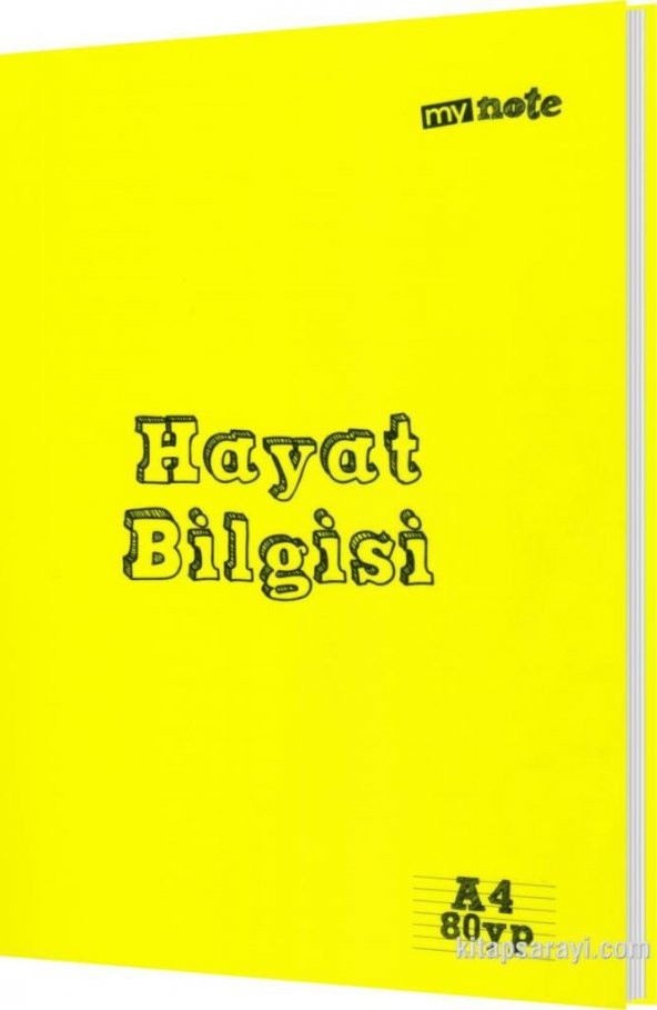 My Note A4 80 Yaprak PP Kapak Çizgili Defter Hayat Bilgisi - Resim 7