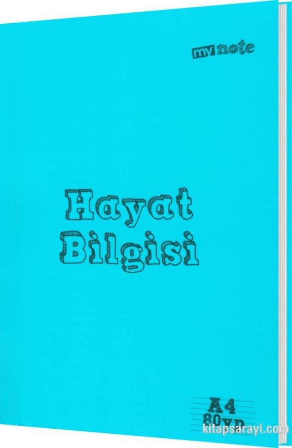 My Note A4 80 Yaprak PP Kapak Çizgili Defter Hayat Bilgisi - Resim 8